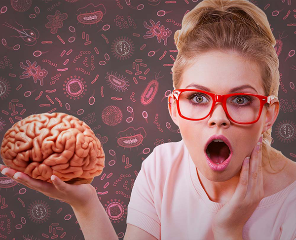 oral microbes affect the brain